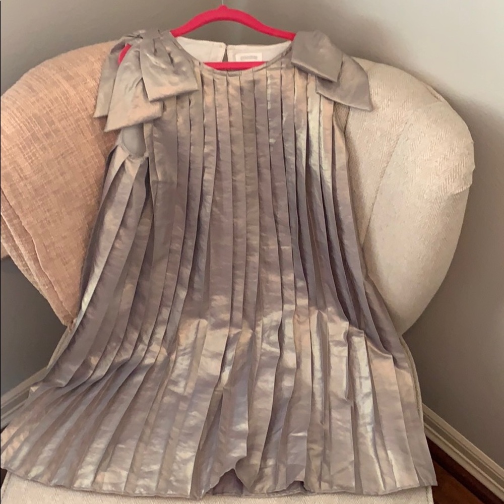 Girls metallic dress